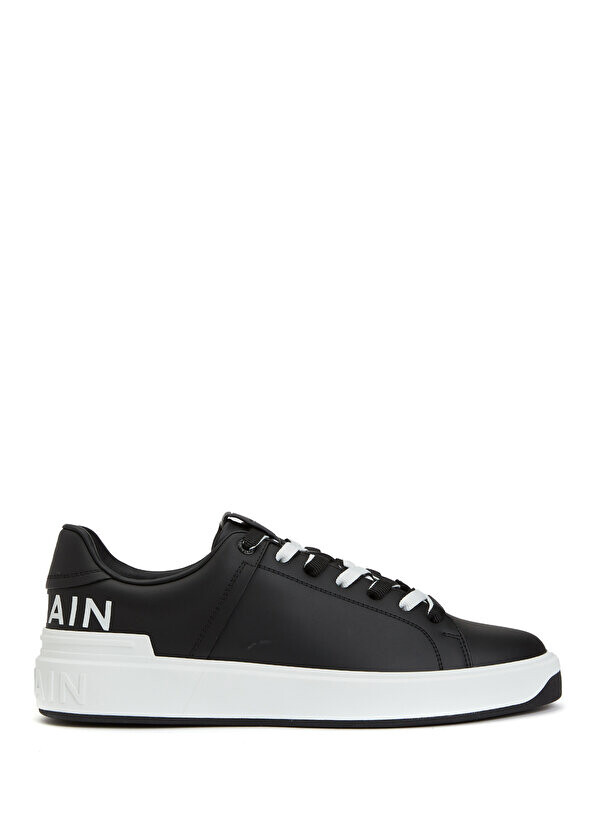 

Черные и белые мужские кожаные кроссовки b court Balmain