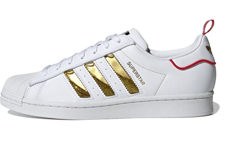 

Кроссовки унисекс Adidas Originals Superstar Skate Белый/Золотой