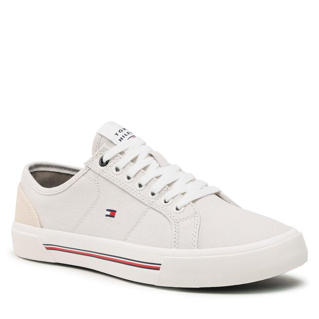 Кроссовки Tommy Hilfiger CoreCorporate Vulc, серый кроссовки tommy hilfiger iconic vulc punched white