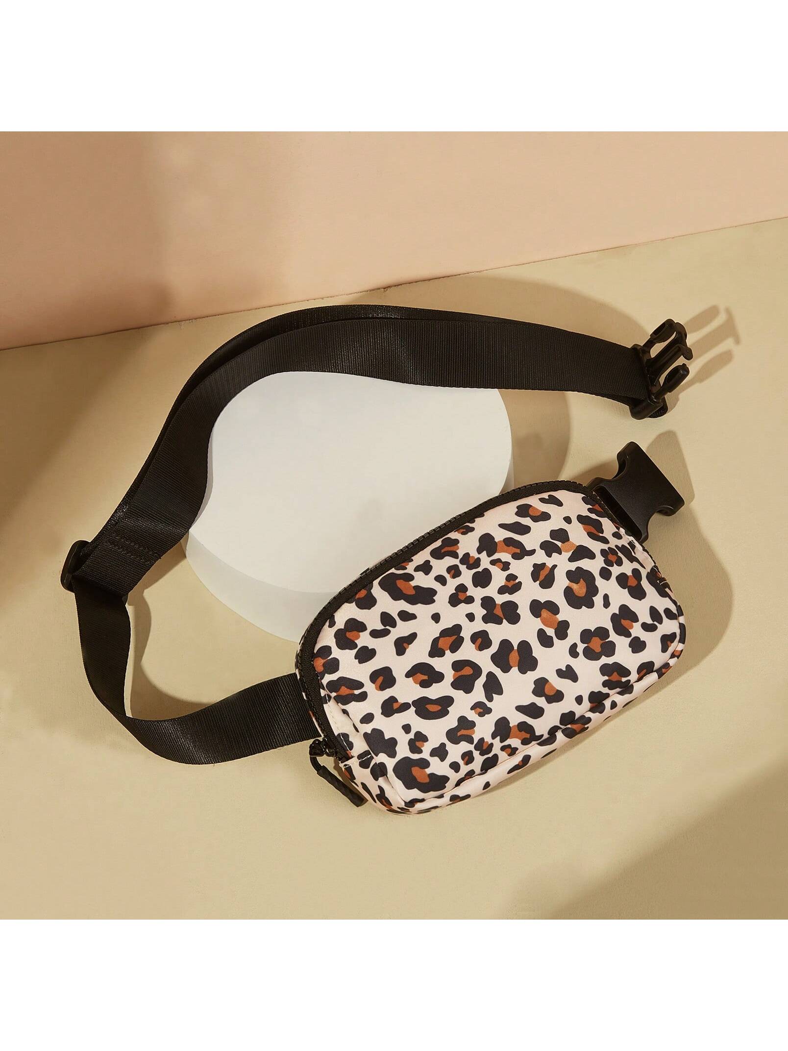 Поясная сумка Telena для женщин и мужчин, леопард популярная модная цветная поясная сумка из полиэстера мужские нагрудные сумки wo для мужчин поясная сумка для бега с отверстием для наушни