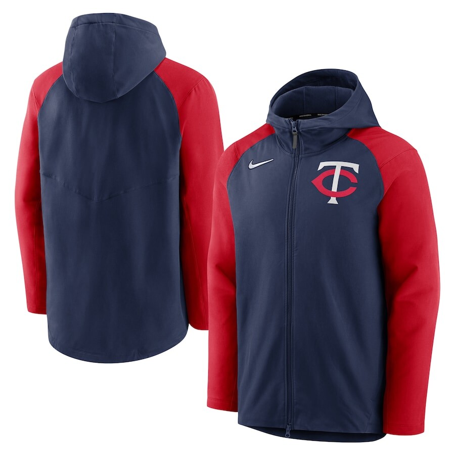 

Толстовка на молнии Nike Minnesota Twins, нави