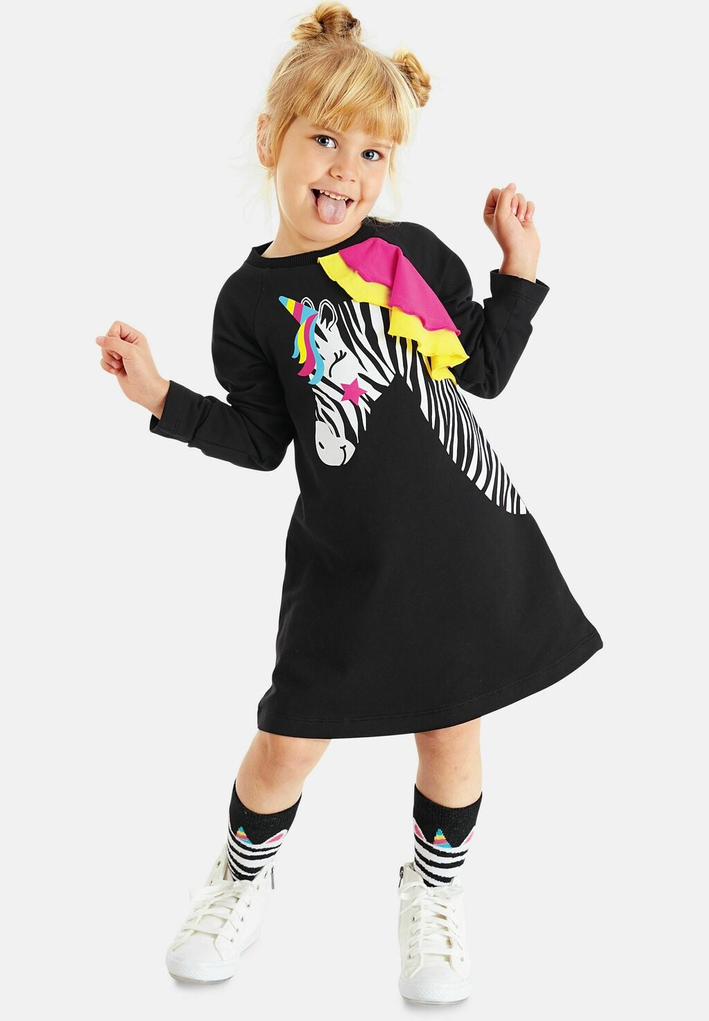 

Летнее платье Frilly Zebra Denokids, цвет mehrfarbig