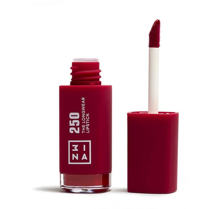 цена Губная помада Labial Líquido The Longwear Lipstick 3Ina, 250 Rojo Oscuro