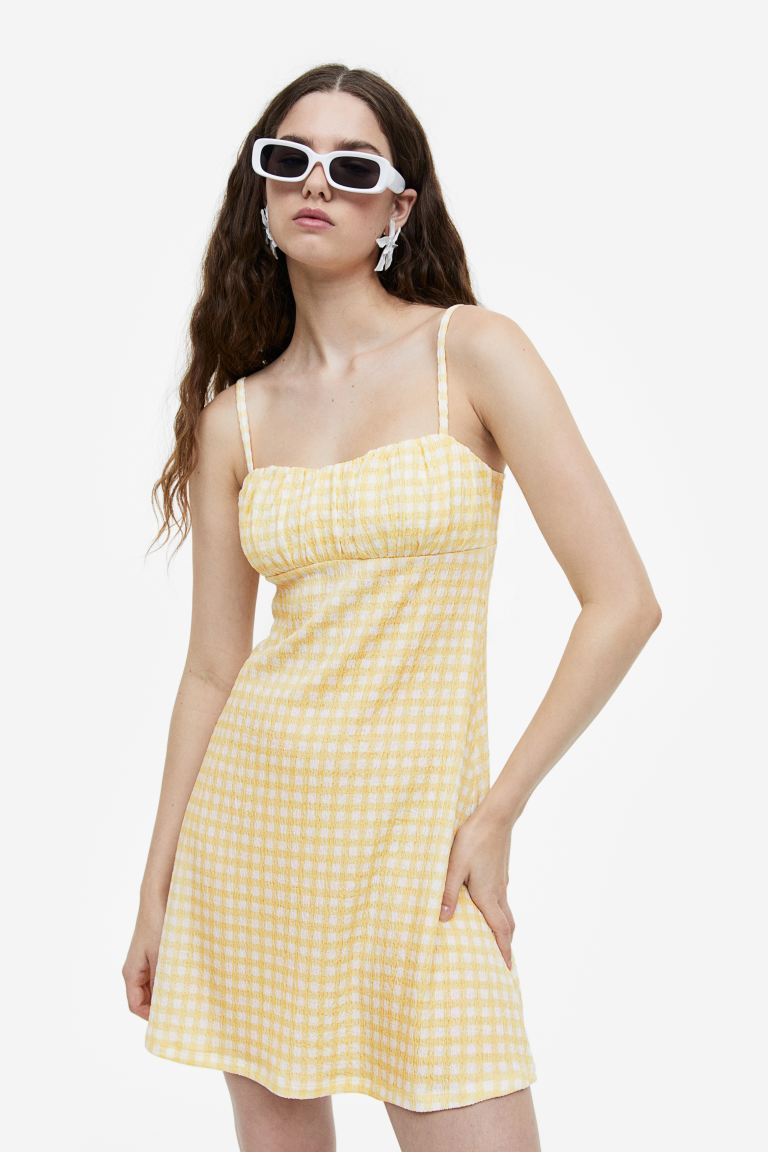 Платье из жатого трикотажа H&M
