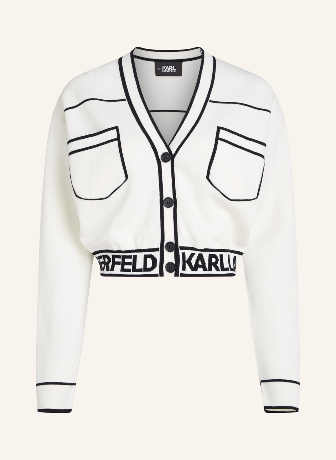 

Кардиган KARL LAGERFELD, белый
