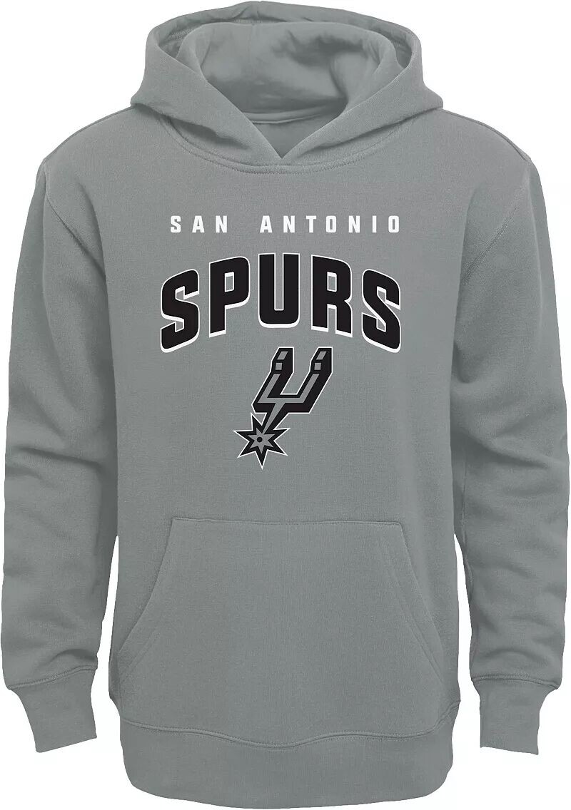 

Outerstuff Youth San Antonio Spurs Stadium Серый пуловер с капюшоном