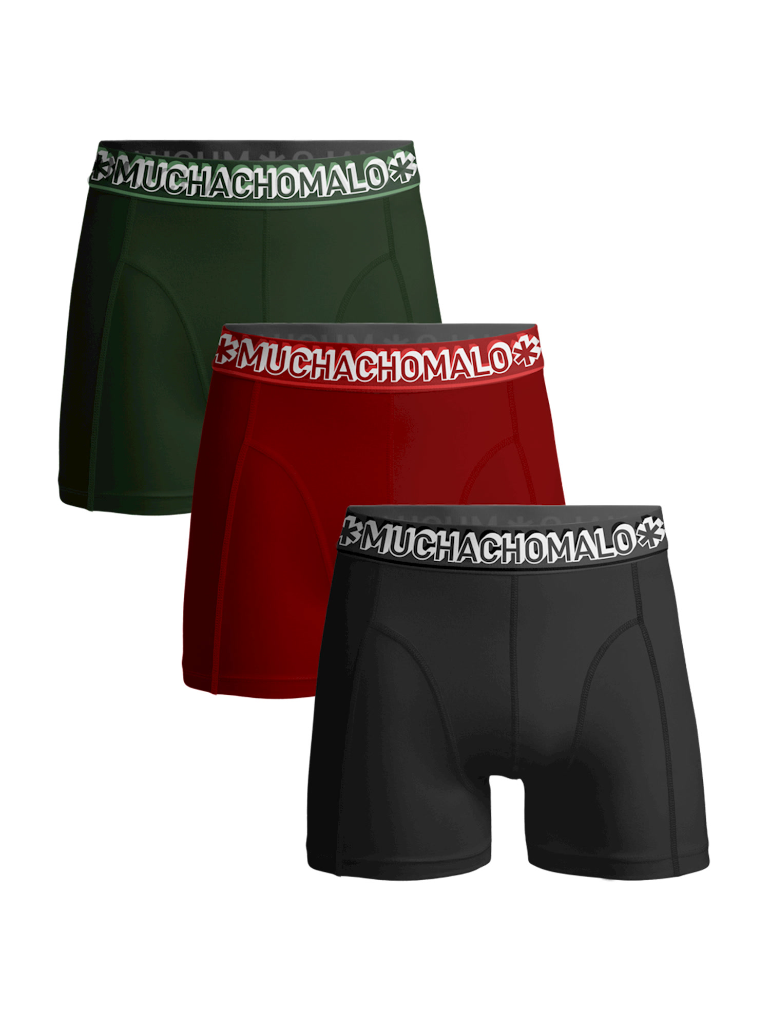Боксеры Muchachomalo 3er-Set: Boxershorts, цвет Green/Red/ боксеры muchachomalo 5er set boxershorts цвет black blue blue green green