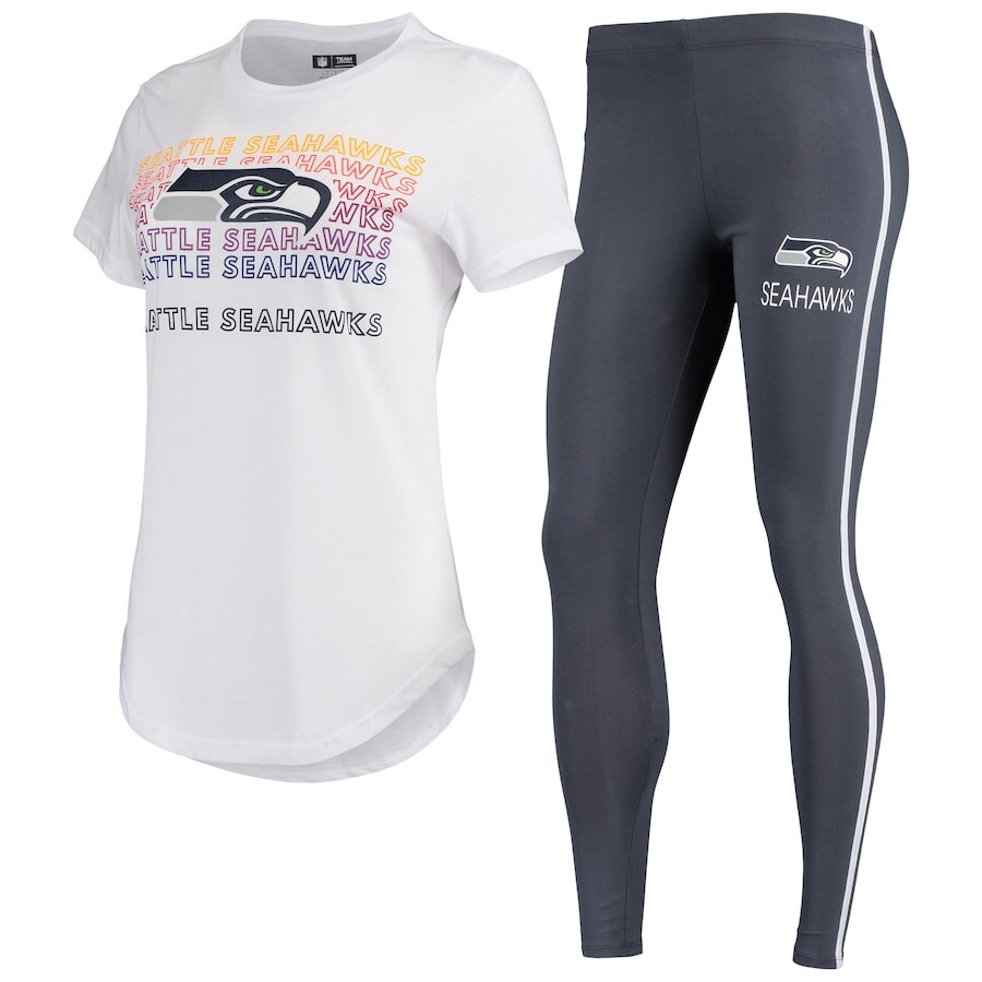 

Пижамный комплект Concepts Sport Seattle Seahawks, белый