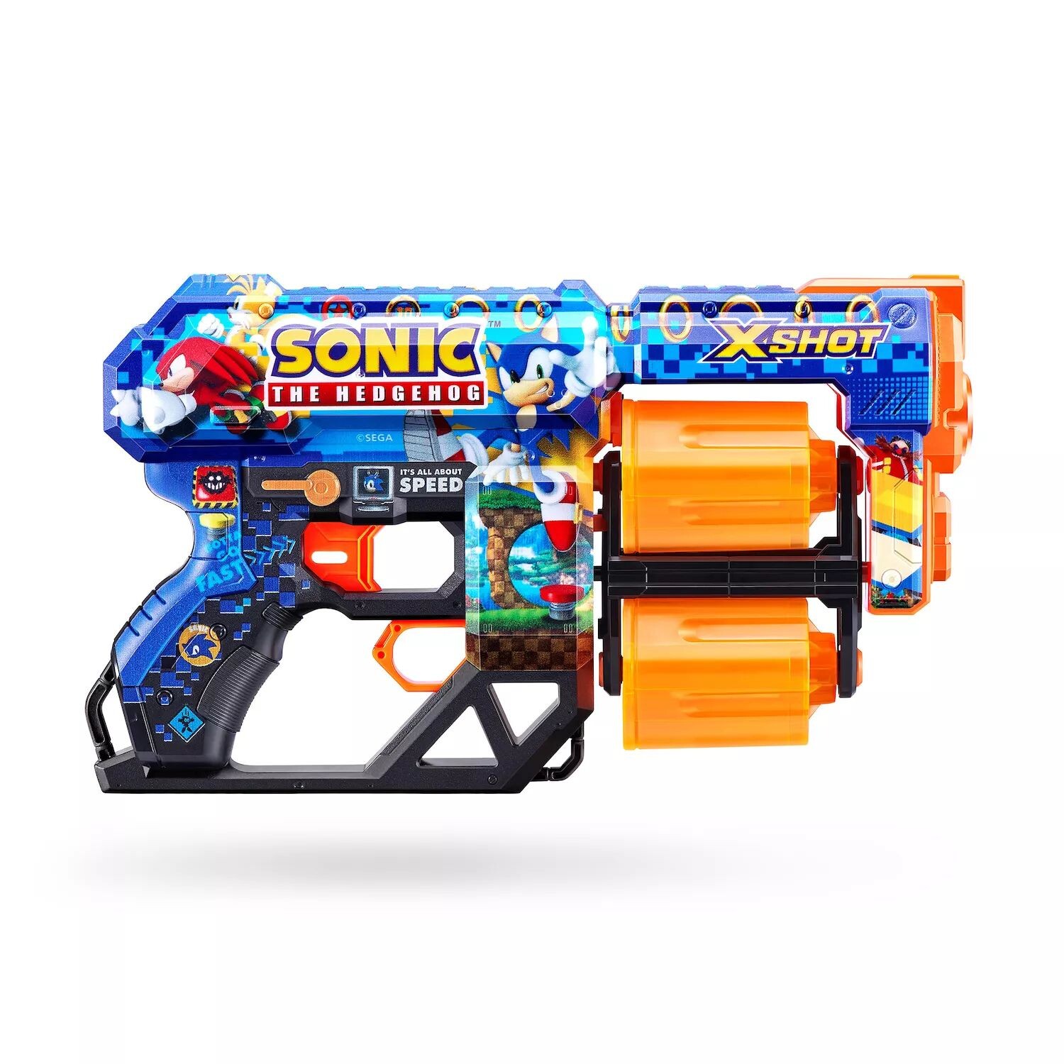

Скины X-Shot Dread Sonic the Hedgehog Foam Dart Blaster - Мага Unbranded