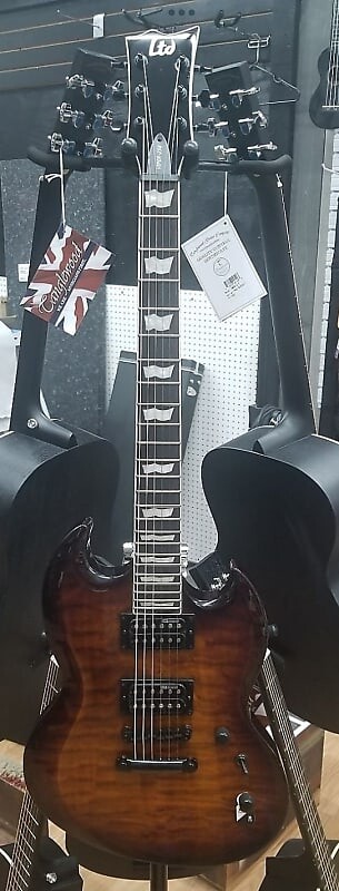 

Электрогитара ESP LTD Viper-256 - Dark Brown Sunburst
