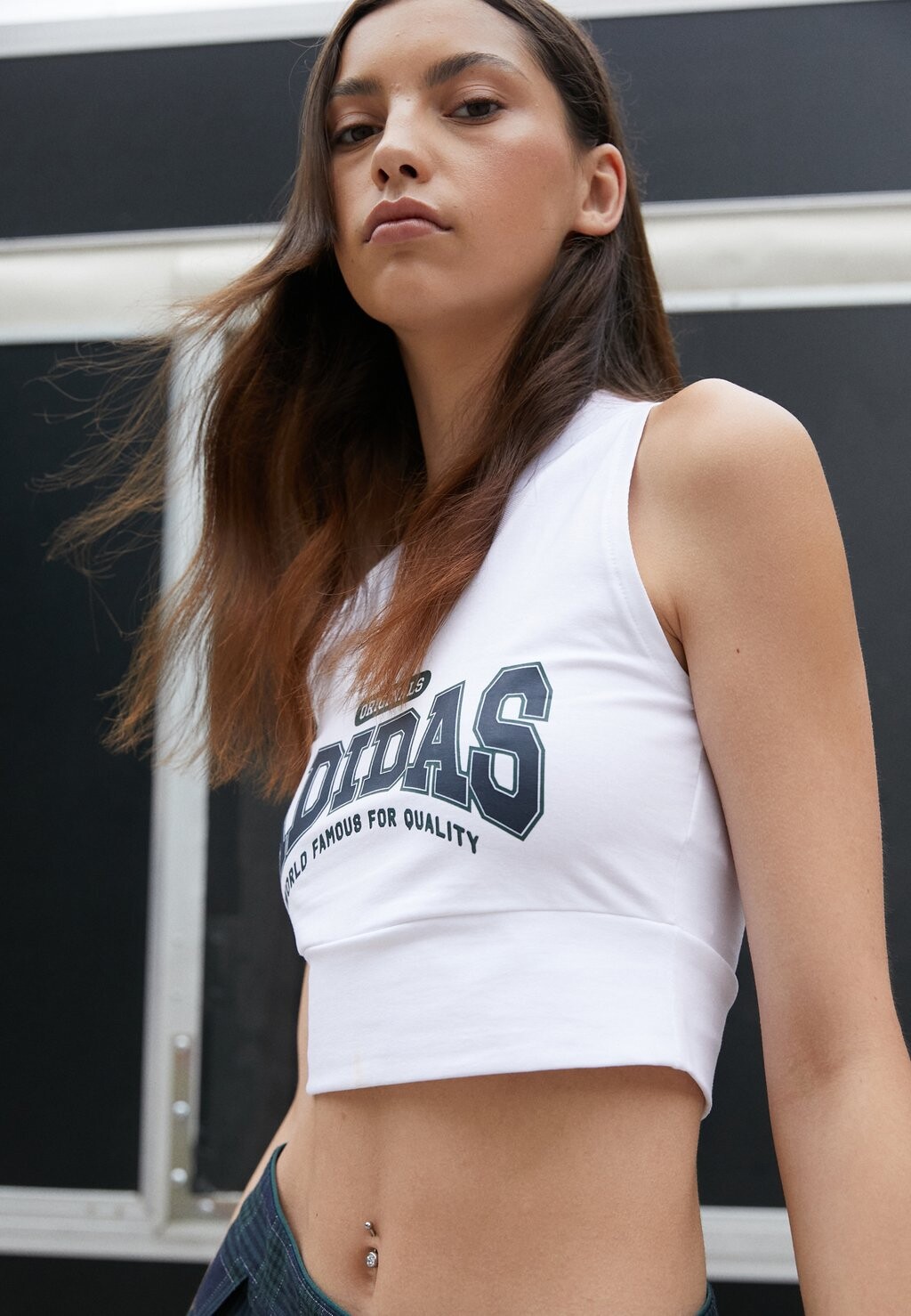 

Топ adidas Originals, белый