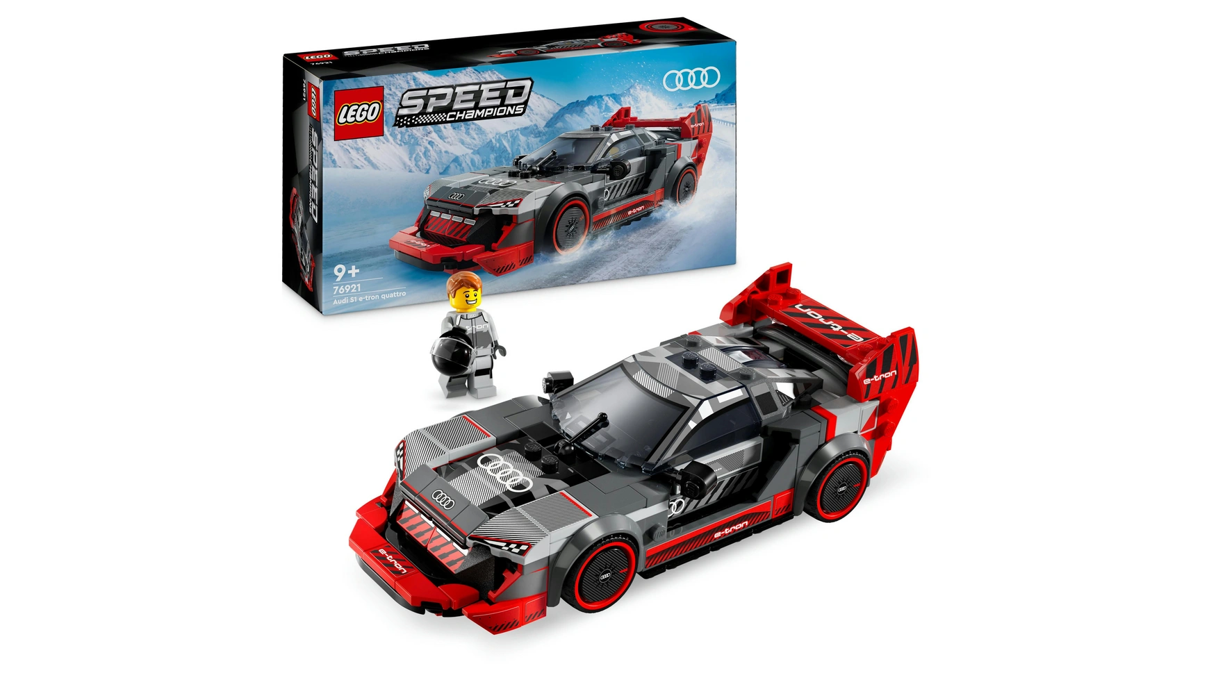 Lego Speed ​​​​Champions Audi S1 ​​e-tron quattro гоночная машина игрушечная машина lego гоночный автомобиль mclaren formula 1 2023 speed ​​champions игровой набор