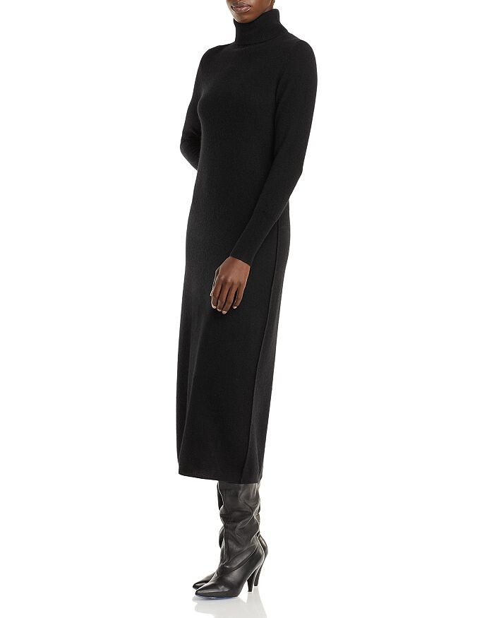 

Платье миди из кашемира с высоким воротником - 100% эксклюзив C by Bloomingdale's Cashmere