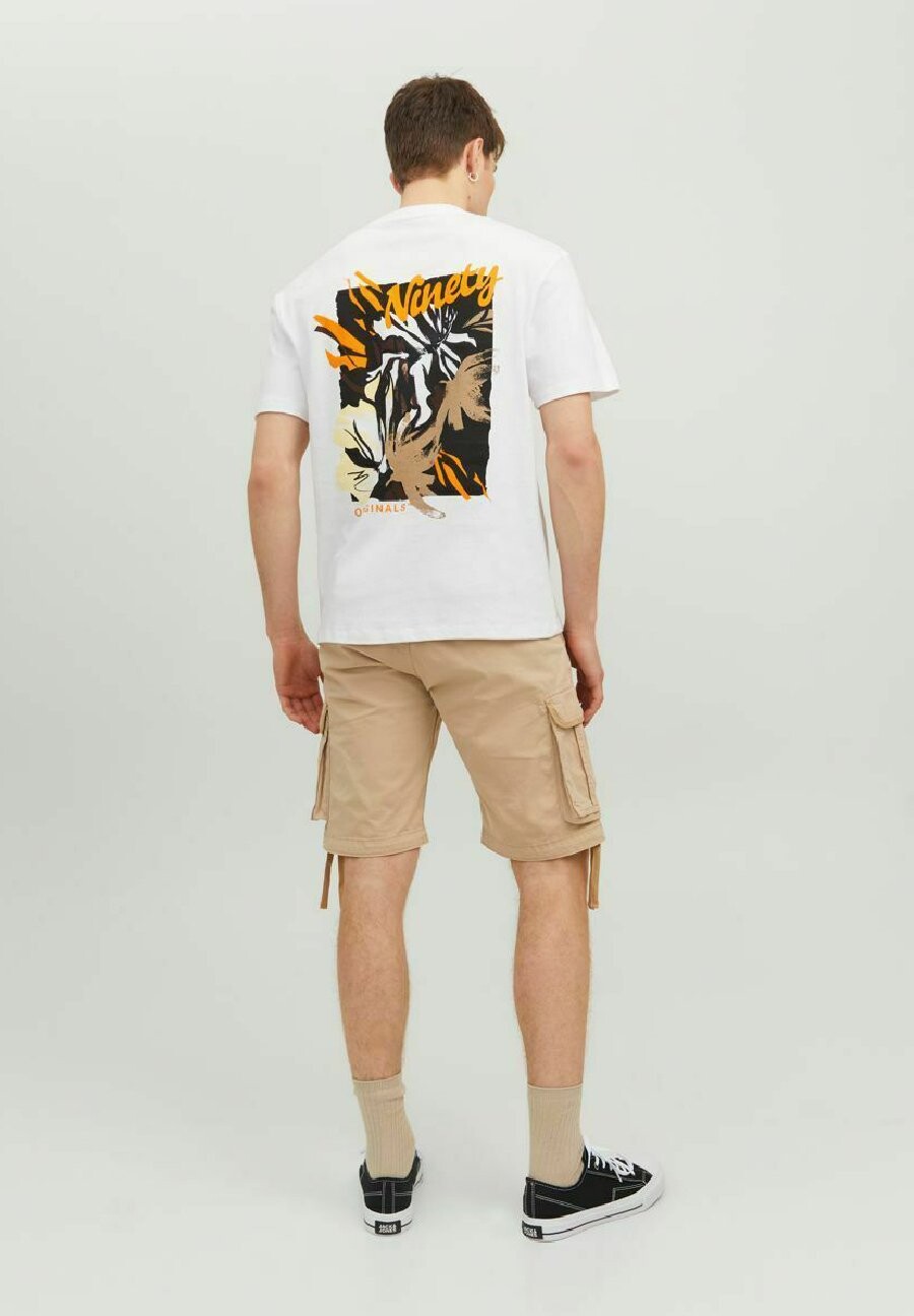 

Футболка с принтом Jack & Jones, молочный