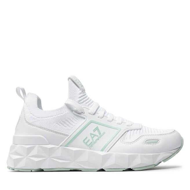 

Кроссовки EA7 Emporio Armani X8X175 XK380 T557 White+Dusty Acqua, белый