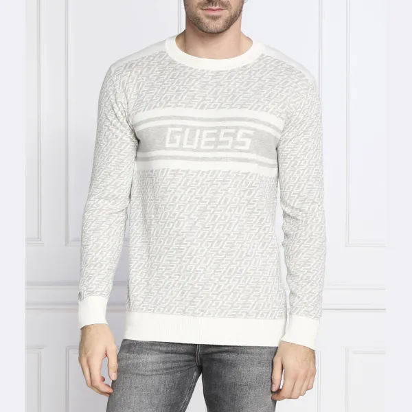 

Облегающий свитер Palmer с добавлением шерсти Guess, серый
