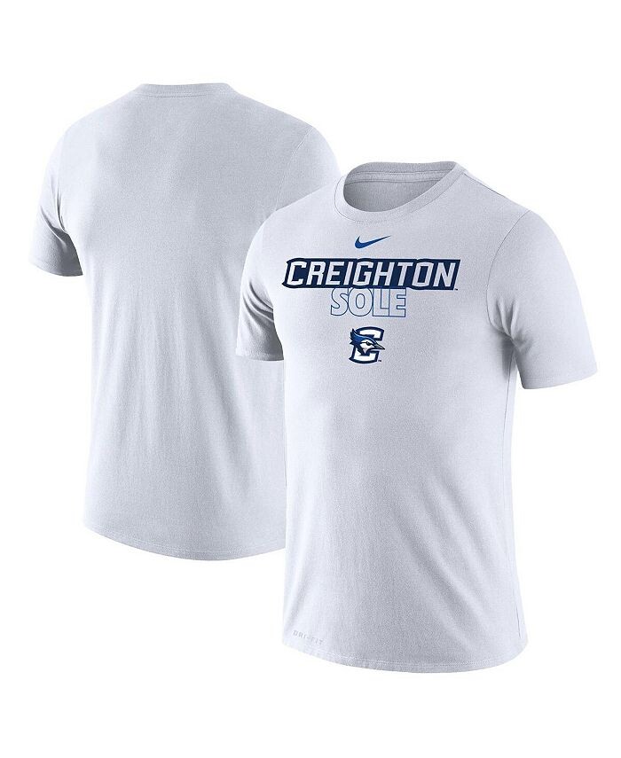 

Мужская белая футболка Creighton Bluejays On Court Bench Nike, белый
