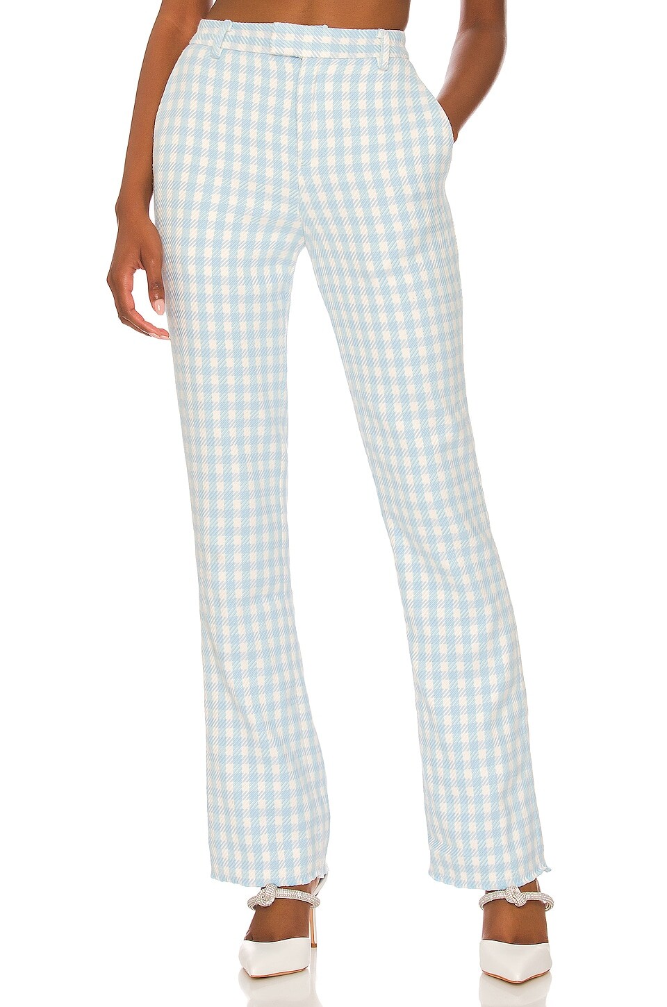 

Брюки ASSIGNMENT Chloe Trouser, цвет Blue Gingham