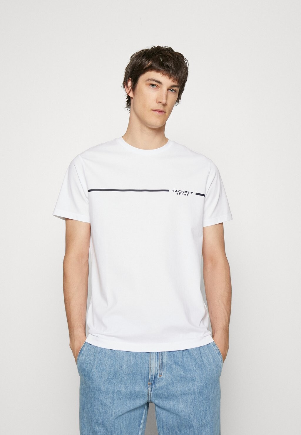 

Футболка с принтом Hackett London, белый