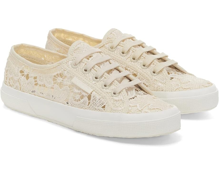 

Кроссовки Superga 2750 Macrame, цвет Beige Light Eggshell/Favorio