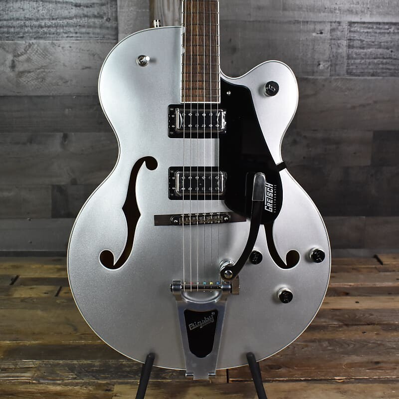 

Электрогитара Gretsch G5420T Electromatic Classic Hollow Body Single-Cut with Bigsby, Laurel Fingerboard - Airline Silver