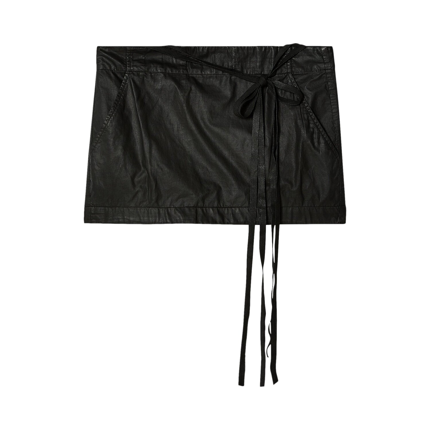 

Мини-юбка с напуском на талии Ann Demeulemeester Magdalena, цвет Черный
