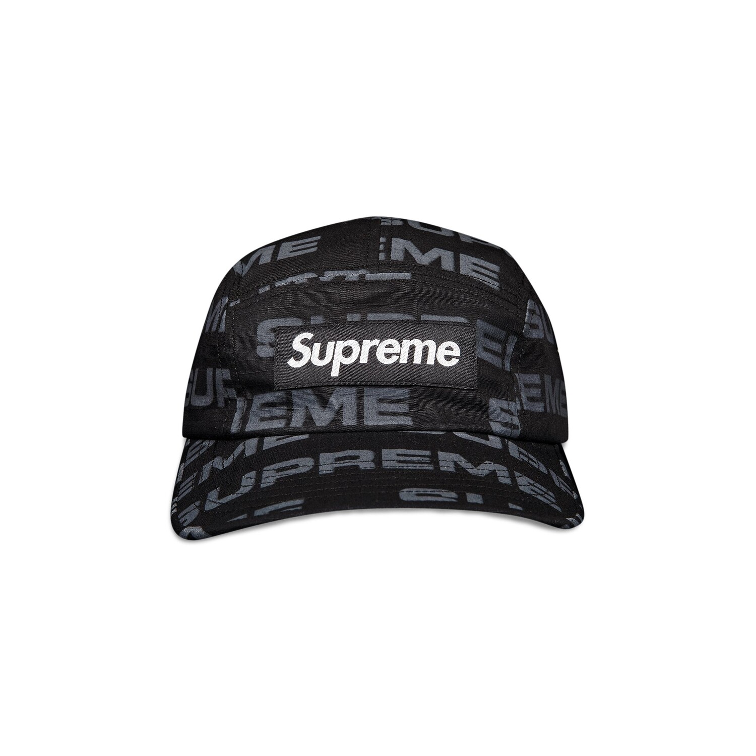 

Кепка Supreme Reactive Camp с принтом, черная
