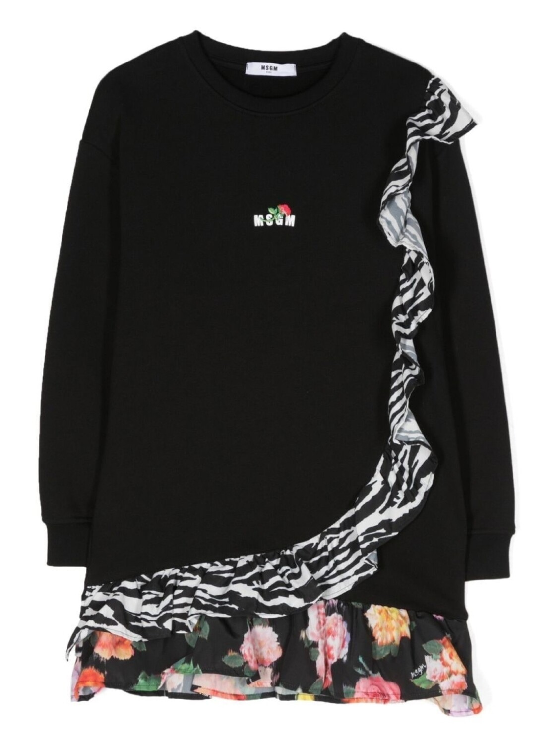 

MSGM Kids платье Rouge из джерси, черный