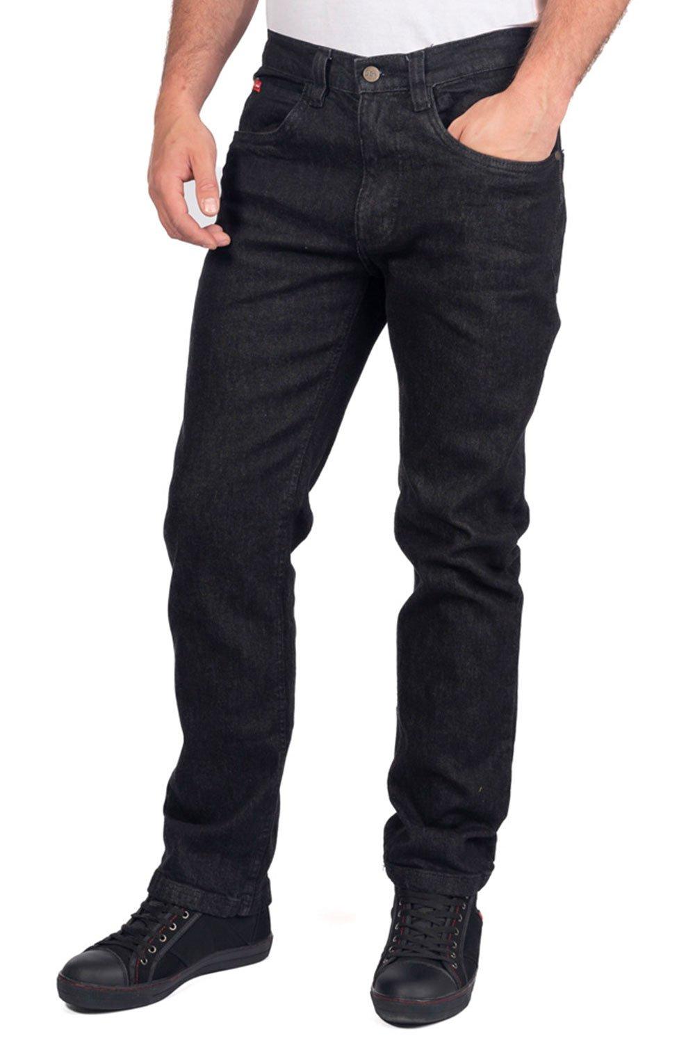 цена Прямые джинсы из эластичного денима Lee Cooper Workwear, черный