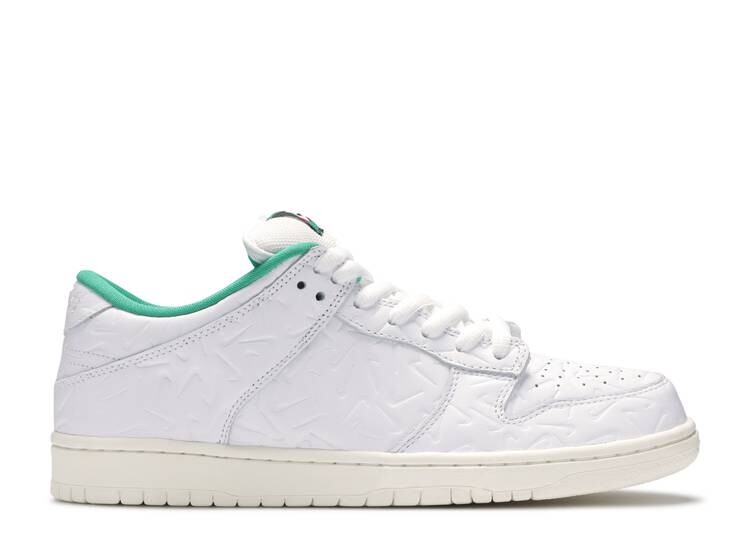 

Кроссовки Nike BEN-G X DUNK SB LOW 'LUCID GREEN', белый, Белый;серый