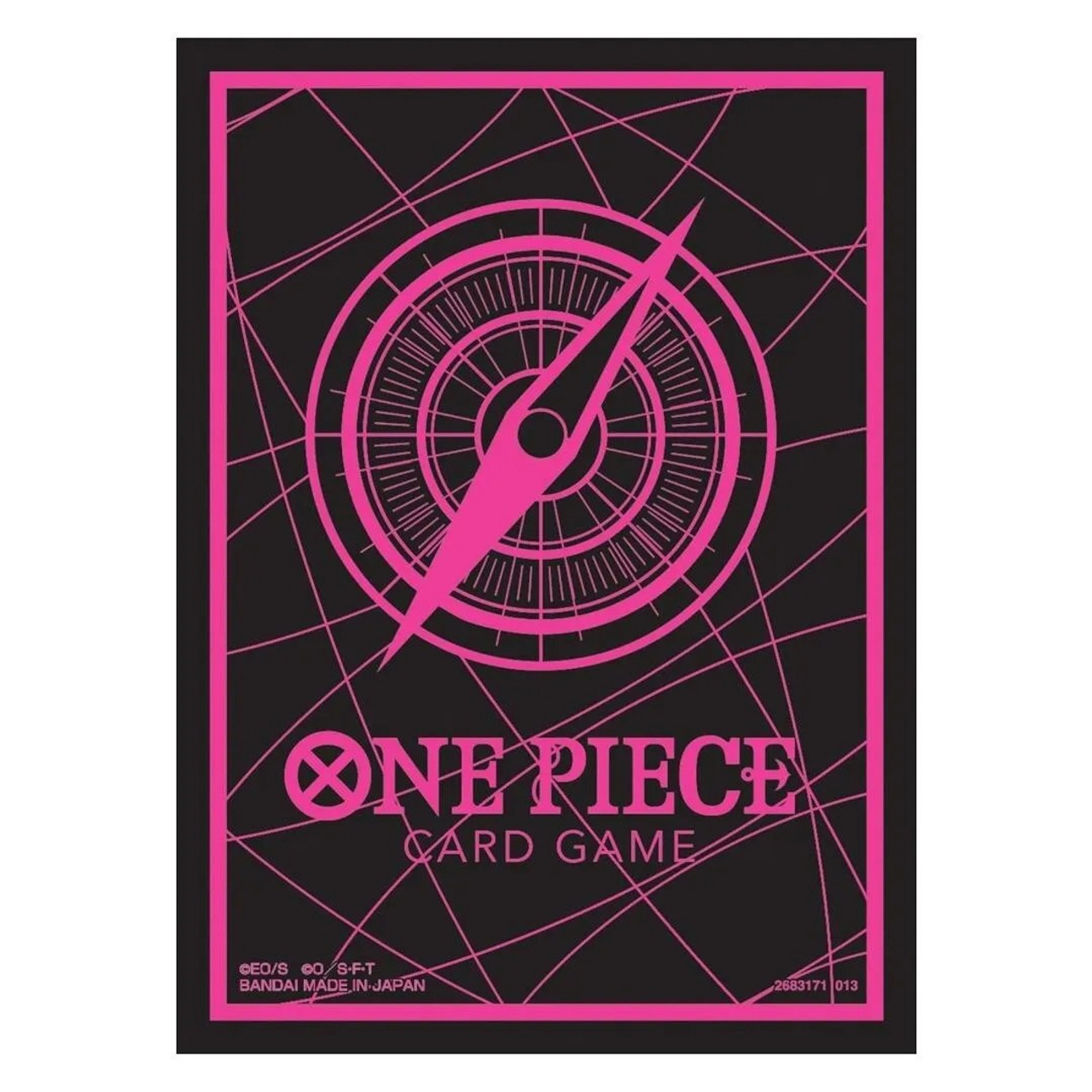 

Аксессуары One Piece TCG: Official Card Sleeves V6 - Standard Black & Pink (70ct)