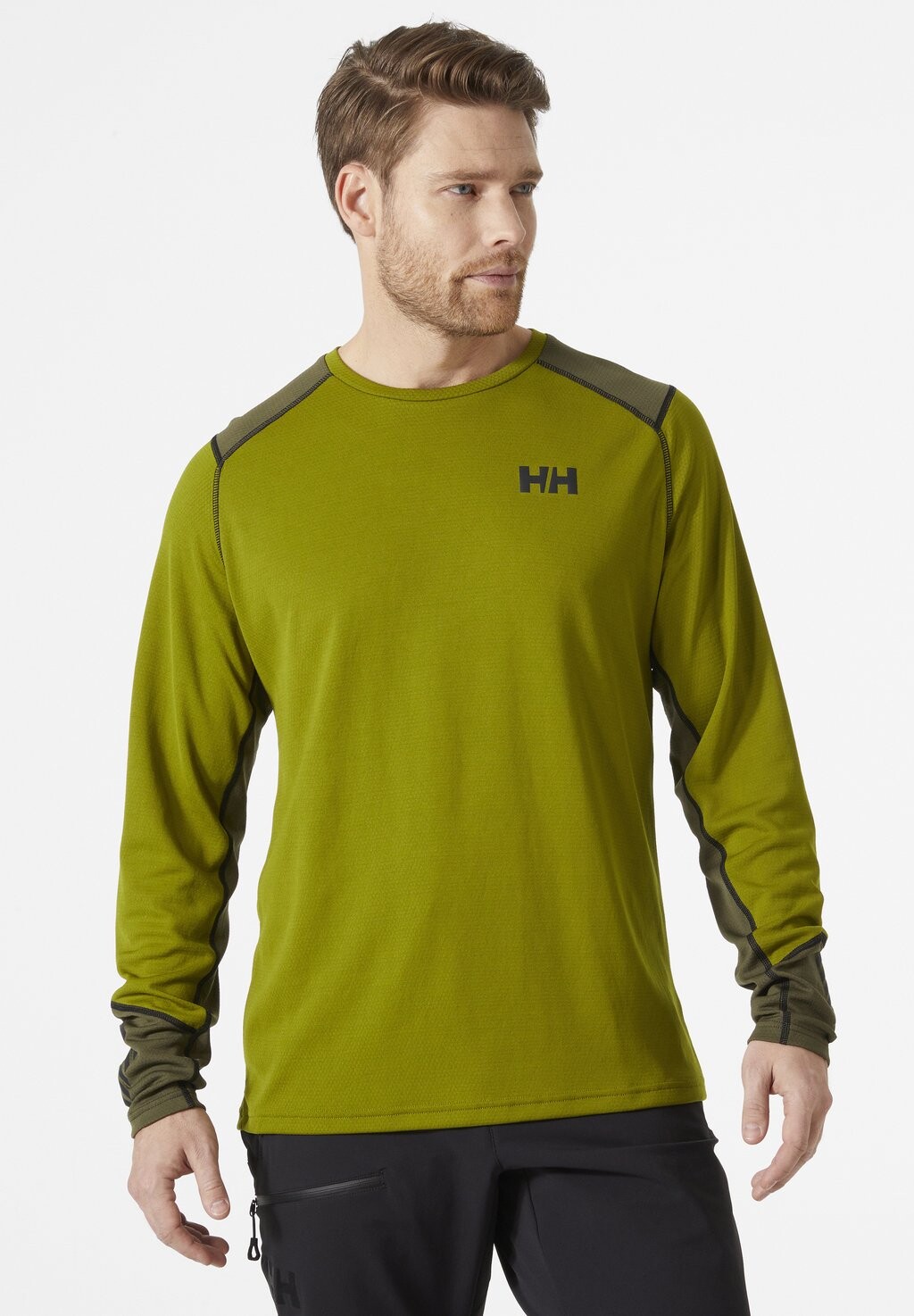 

Топ с длинными рукавами LIFA ACTIVE CREW Helly Hansen, цвет olive green