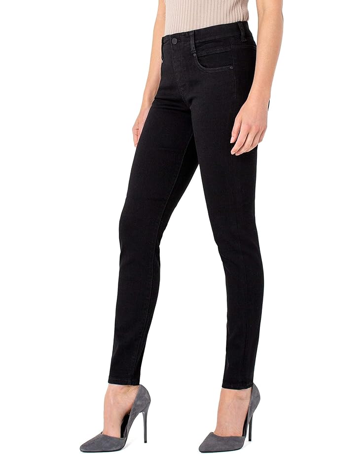 Джинсы Liverpool Los Angeles Gia Glider Pull-On Skinny Eco Jeans in Black Rinse, черный