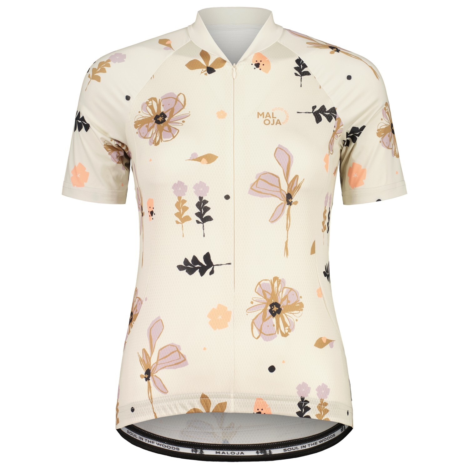 

Велосипедный трикотаж Maloja Women's TennoM AOP 1/2, цвет Glacier Milk