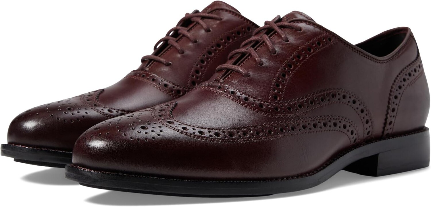 

Оксфорды Broadway Wing Tip Oxford Cole Haan, цвет Bloodstone/Black