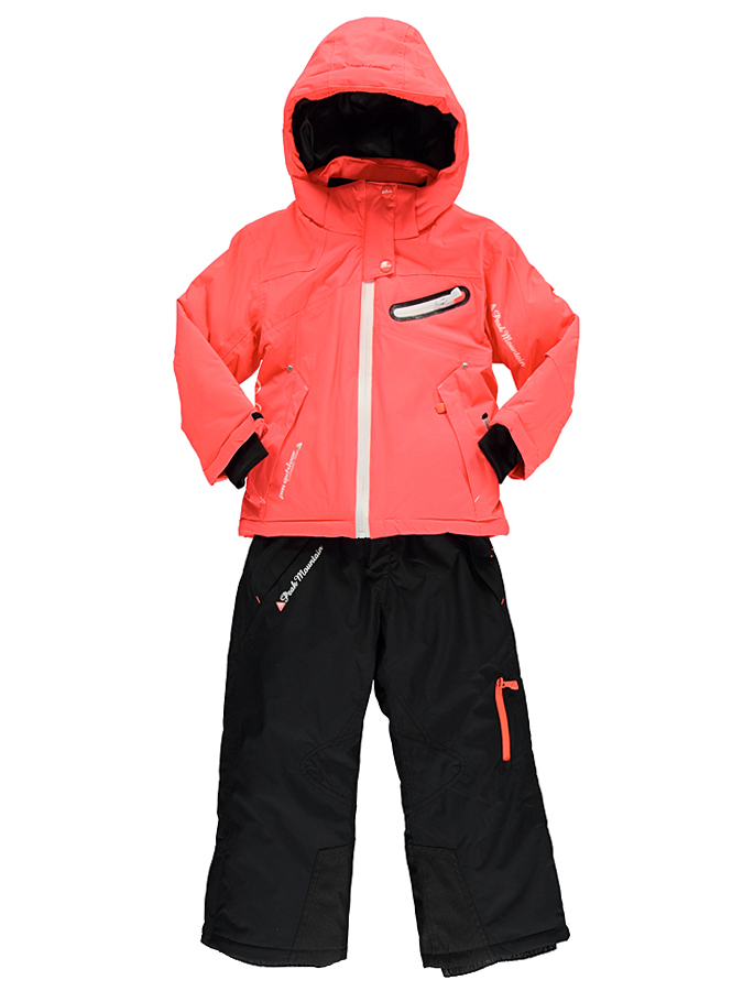 

Лыжные штаны Peak Mountain 2tlg. Ski/Snowboardoutfit, цвет Neonpink/Schwarz