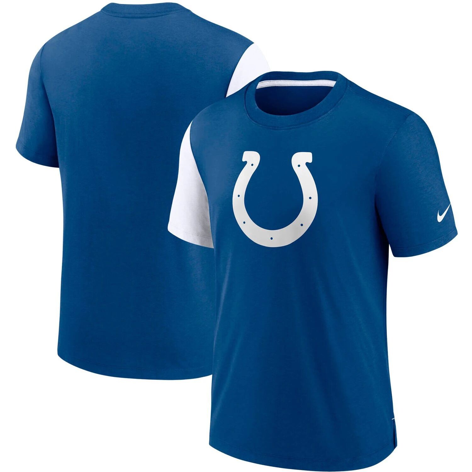 

Мужская королевская/белая футболка Indianapolis Colts Pop Performance Nike