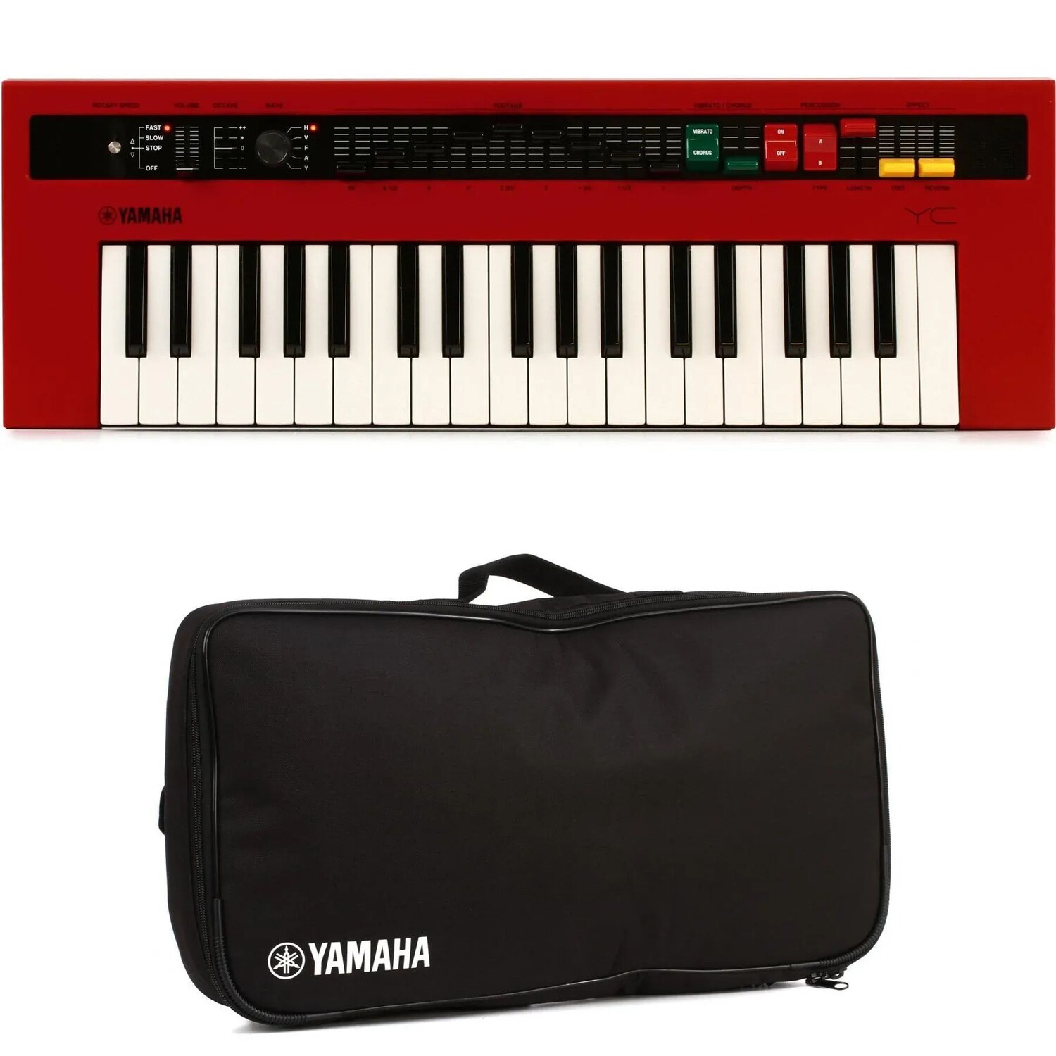 

Комбинированный органный синтезатор Yamaha Reface YC с чехлом для инструментов
