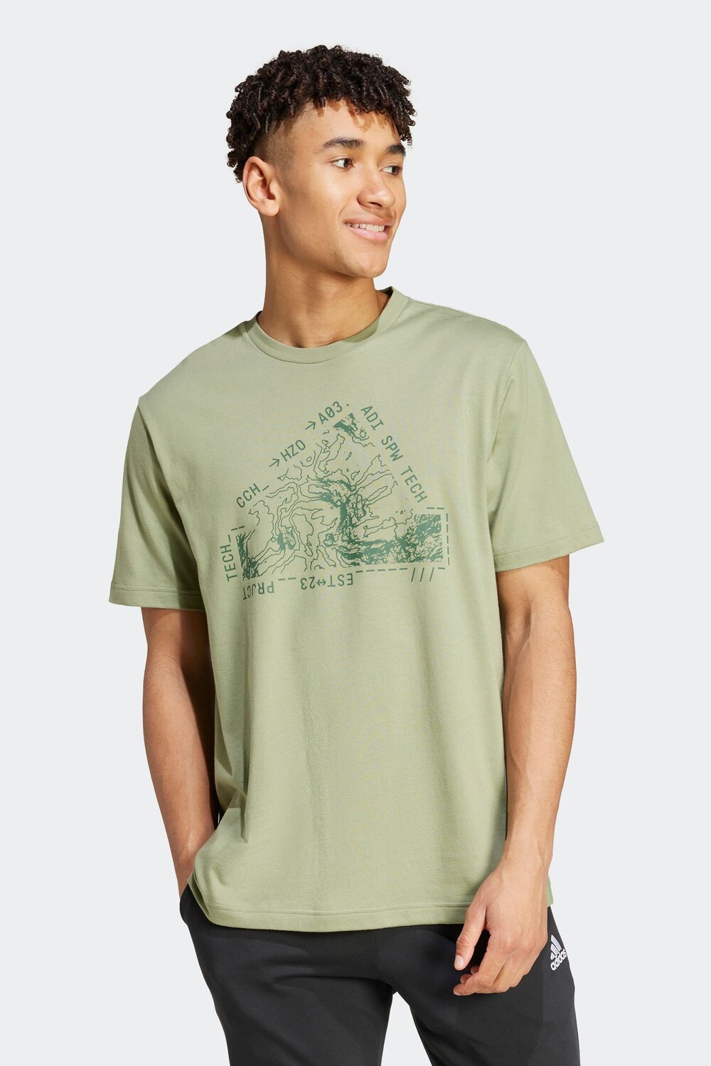 

Футболка Adidas, зеленый