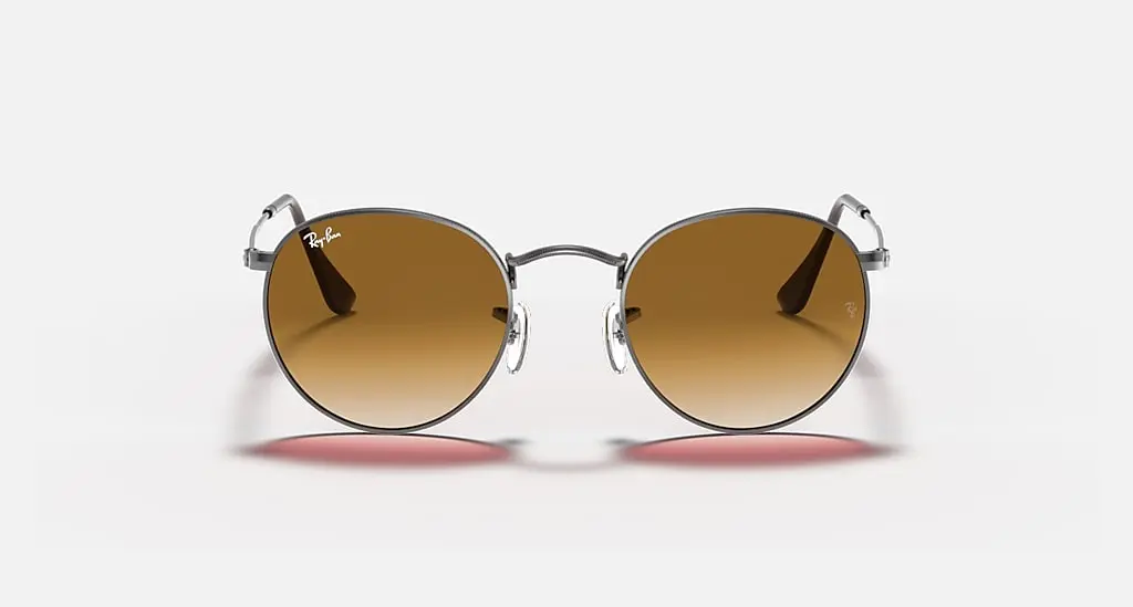 

Солнцезащитные очки Ray-Ban ROUND FLAT LENSES, светло-коричневый градиент