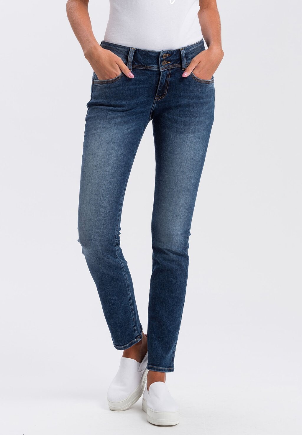 

Джинсы прямые Cross Jeans, темно-синий