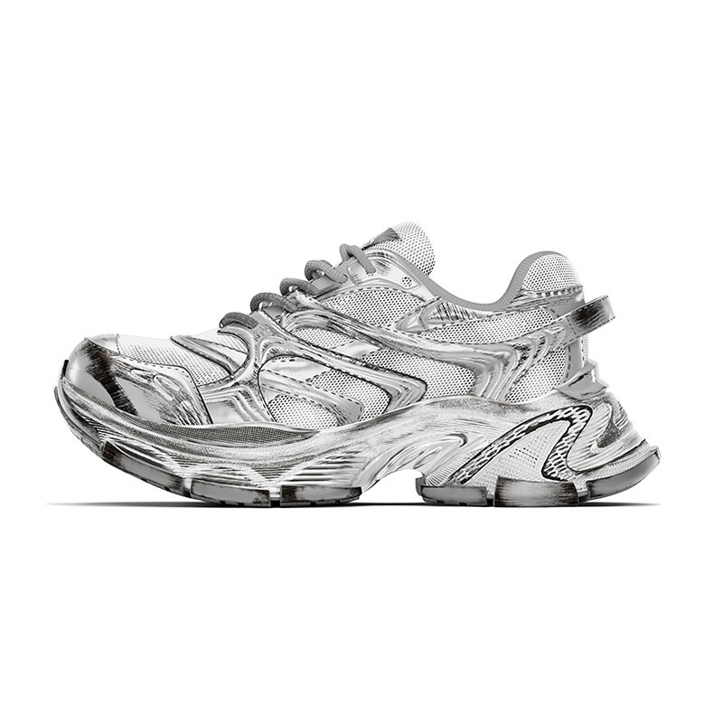 

Кроссовки унисекс с низким верхом Chikoku, цвет Silver women's model