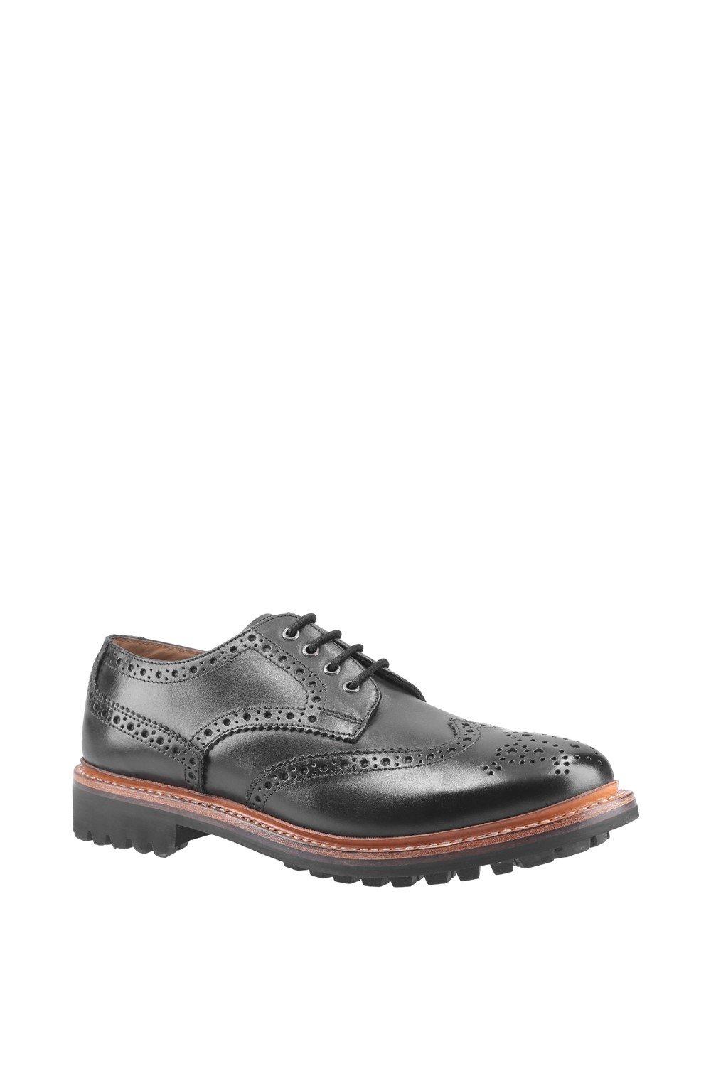цена Кожаные туфли на шнуровке 'Quenington Commando' Cotswold, коричневый
