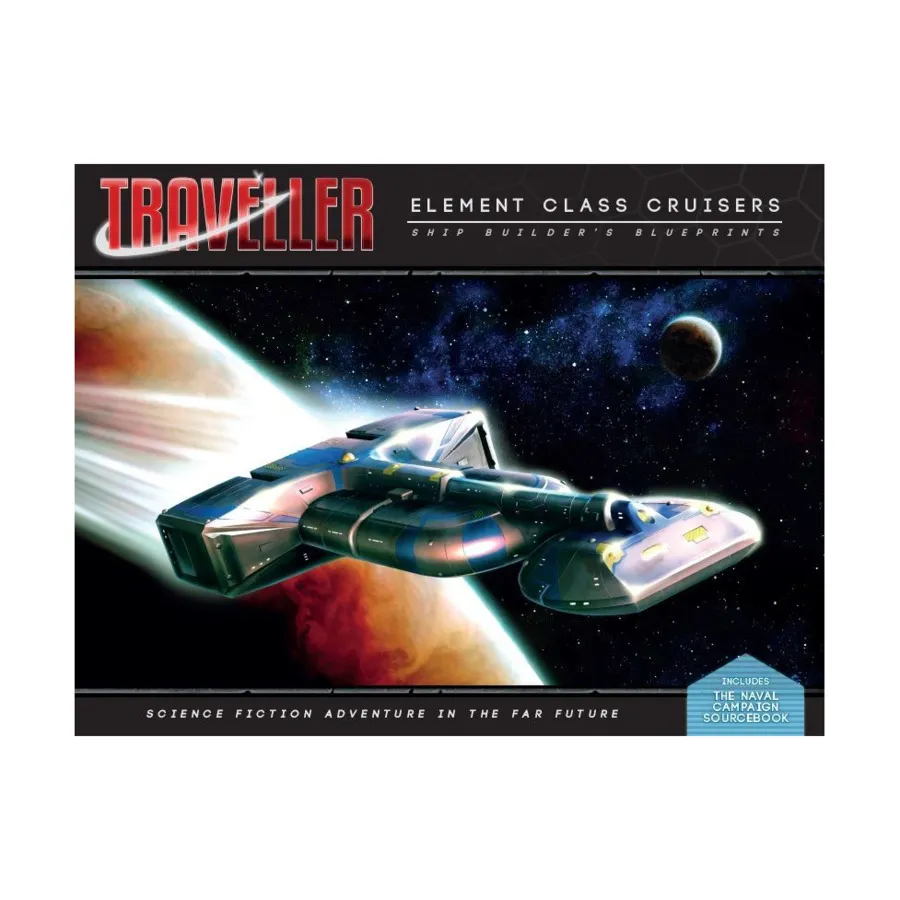 

Бокс-сет Element Class Cruisers - Ship Builder's Blueprints, Traveller (Mongoose 2nd Edition) - Core & Assorted