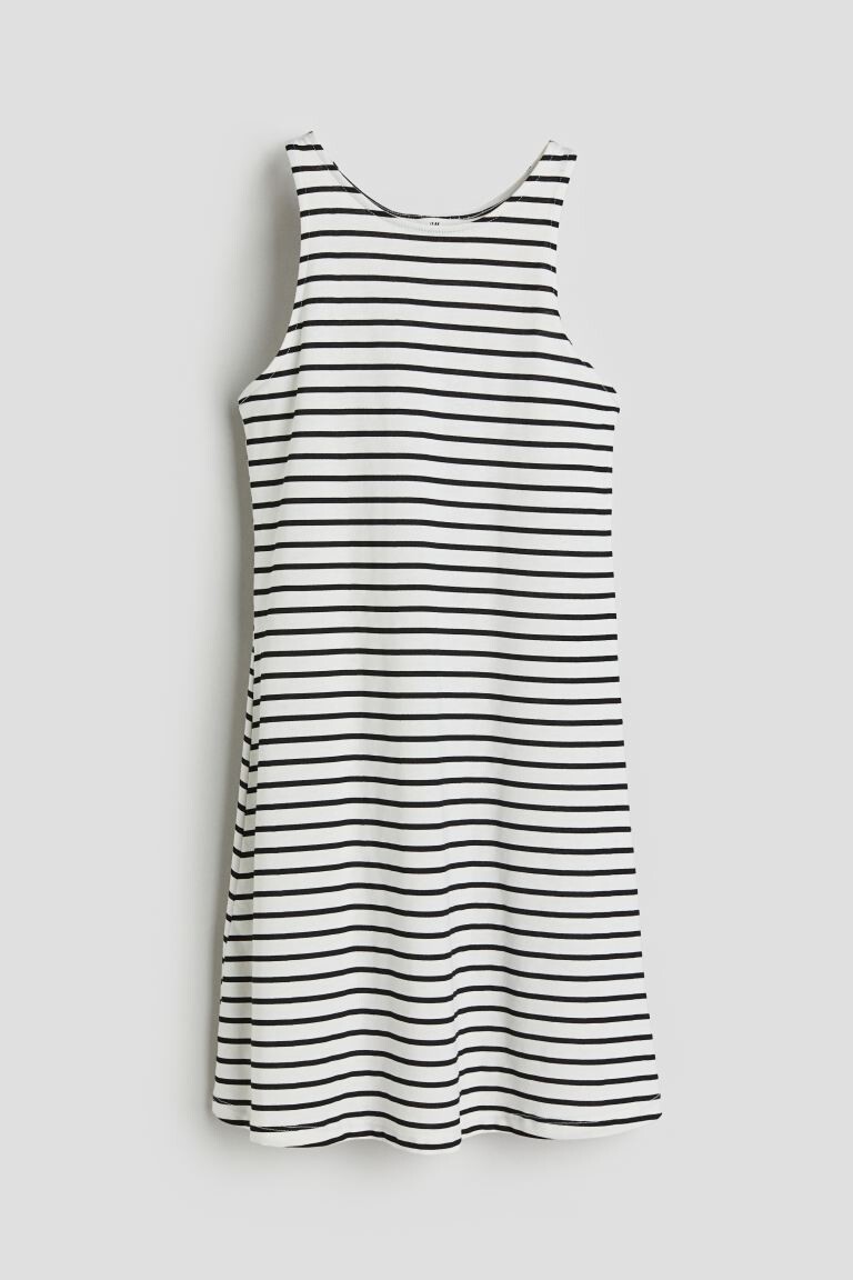 

Платье из джерси без рукавов H&M, белый