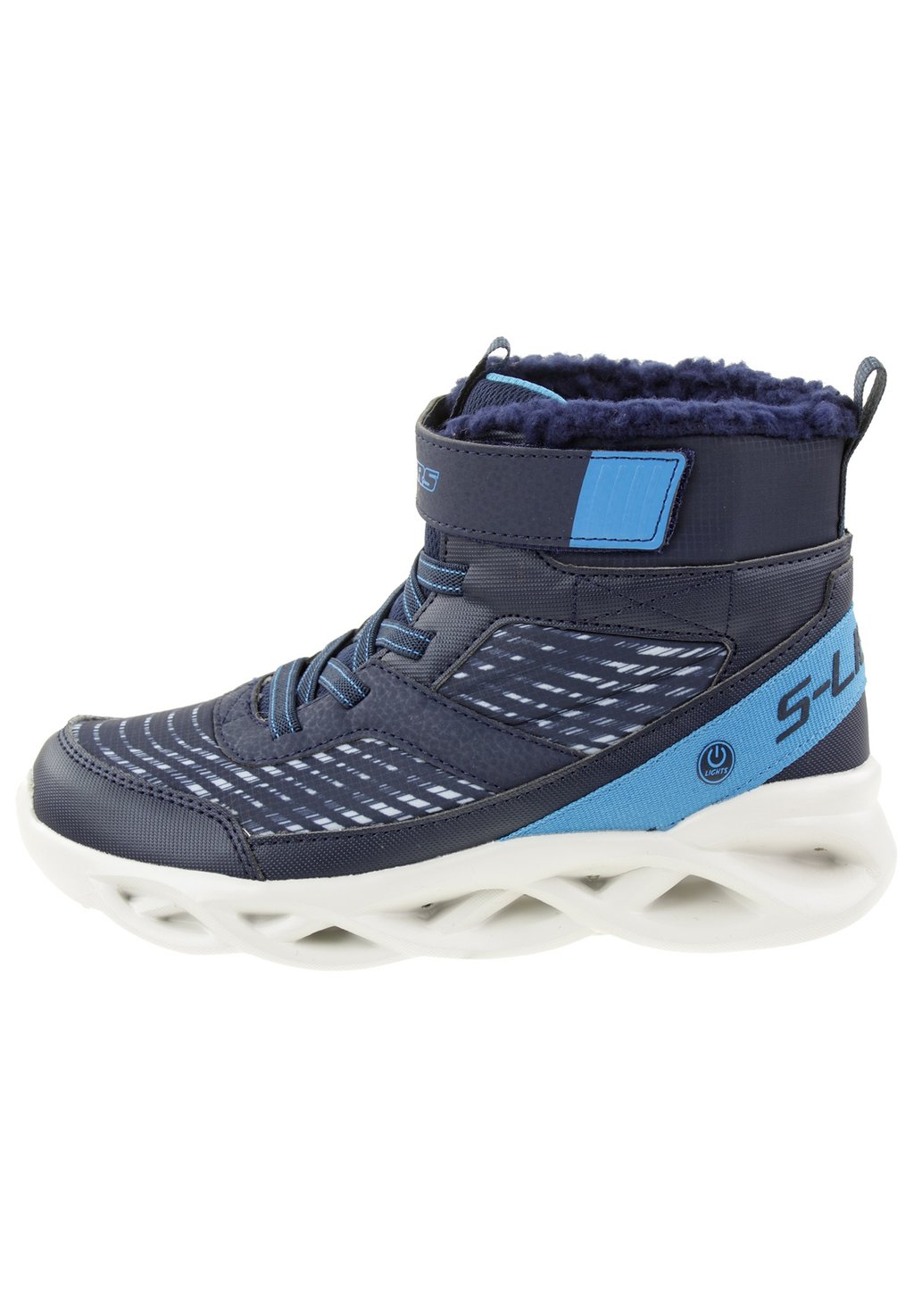 

Кроссовки высокие LIGHTS TWISTED BRIGHTS DROVOX GEFÜTTER Skechers, цвет nvbl navy blue