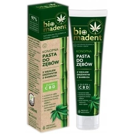 

Зубная паста Bio Madent из конопли с бамбуковым углем 100мл