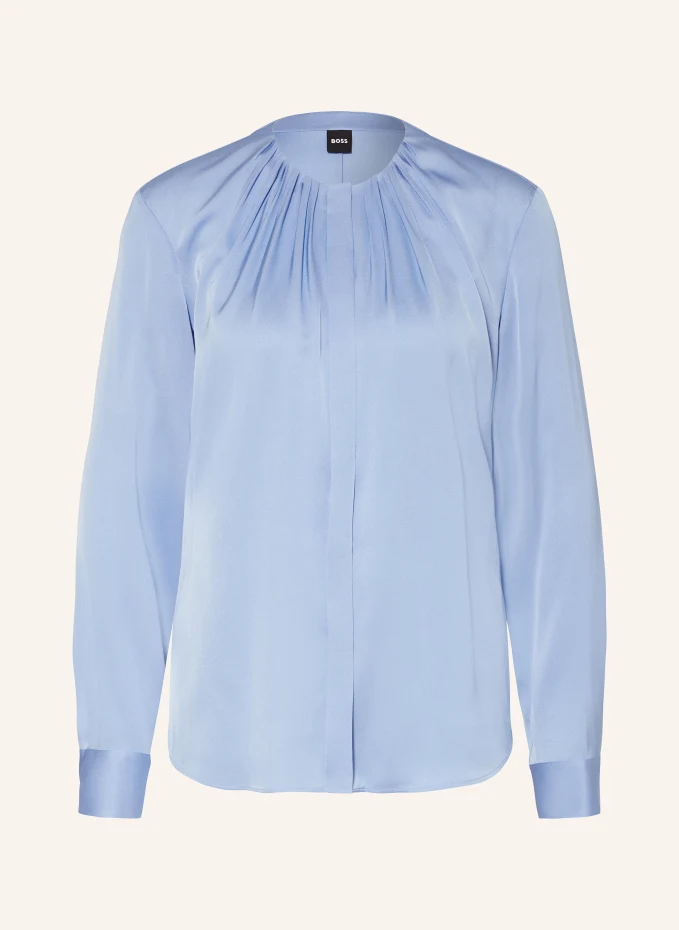 Шелковая блузка-рубашка banorah Boss, синий