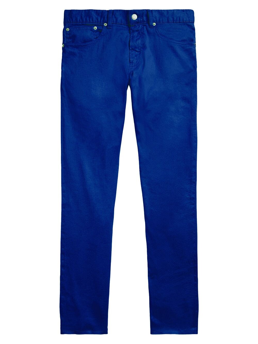 

Джинсы Slim Fit из льна и хлопка Ralph Lauren Purple Label, синий