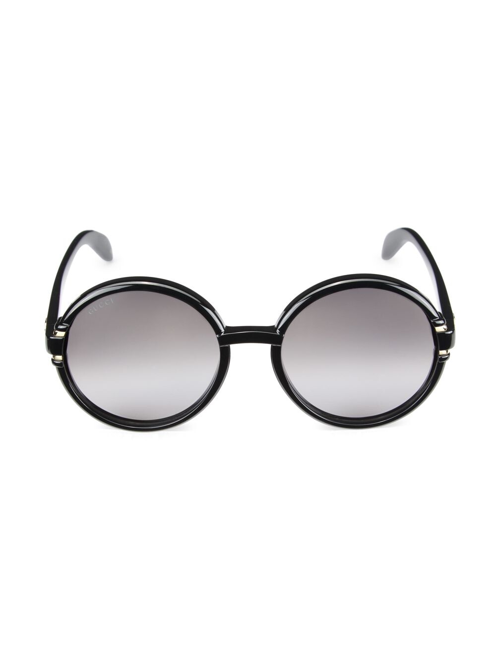 

Круглые солнцезащитные очки Wrong Web 58MM Gucci, черный
